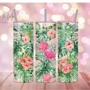 20oz tumbler with straw